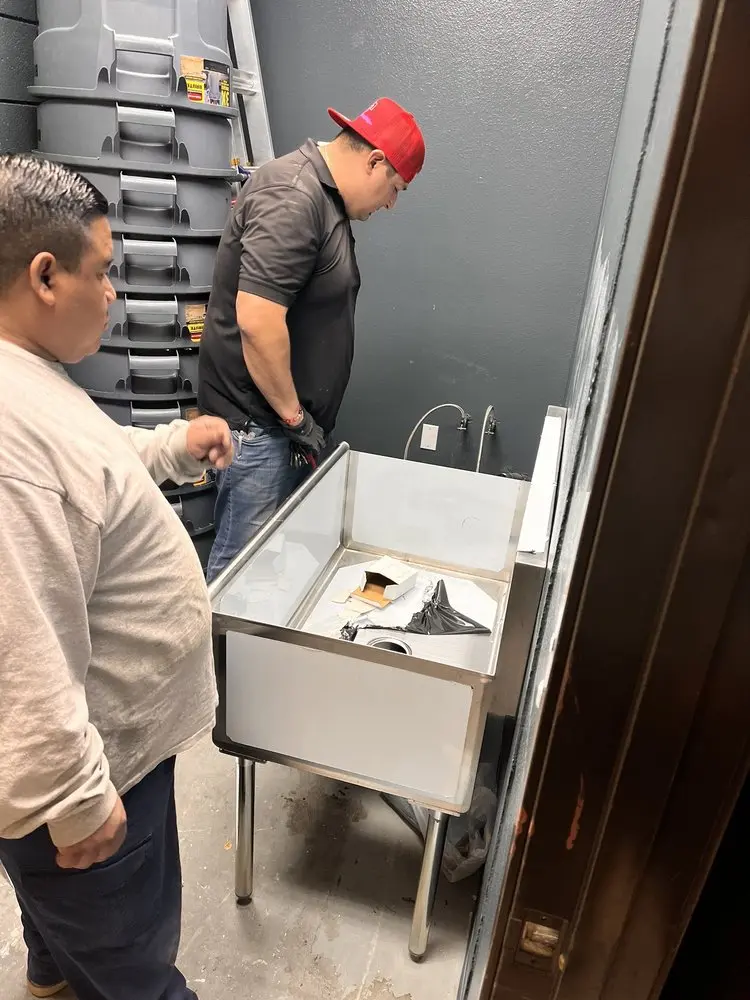 Commercial plumbing and sink installation in Owl Canyon